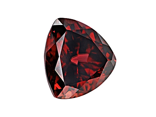 Red Zircon 12mm Trillion 8.20ct