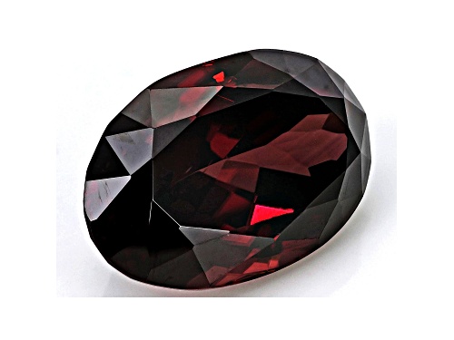 Red Zircon 14x9mm Oval 8.52ct