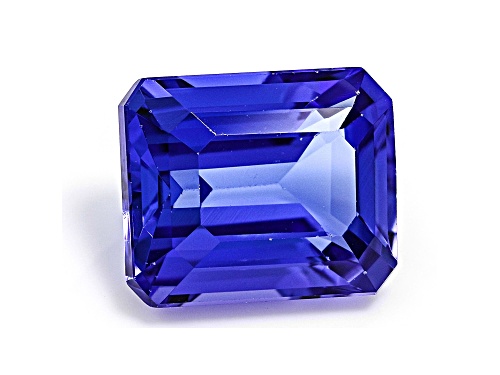 Tanzanite 10x8mm Emerald Cut 4.17ct