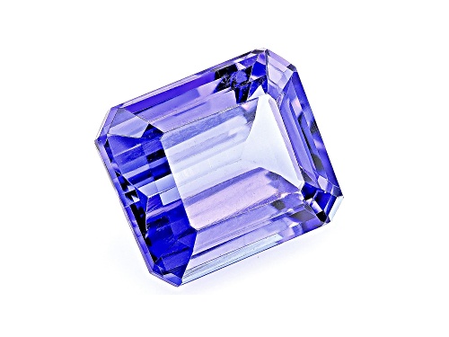 Tanzanite 12x10mm Emerald Cut 6.97ct