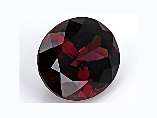 Red Zircon 12x10mm Oval 6.45ct