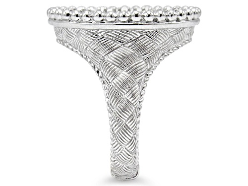 Judith Ripka 2.85ctw Bella Luce Diamond Simulant Rhodium Over Sterling Silver Ring - Size 5