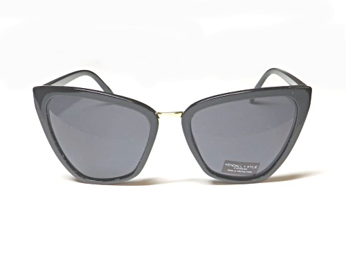 Kendall + Kylie Cat Eye Black Frame/ Gray Lenses Sunglasses