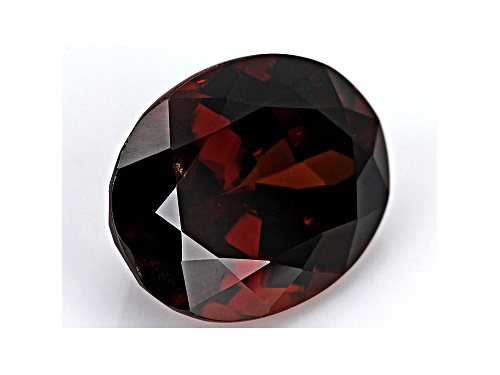 Red Zircon 13.5x10.5mm Oval 9.39ct