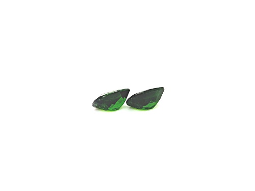 Chrome Diopside 9x7mm Cushion Matched Pair 4.00ctw