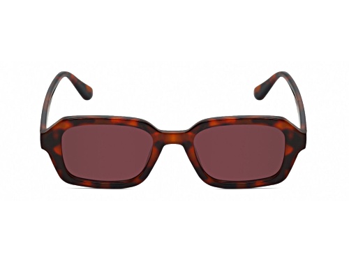 Kendall and Kylie Ginger Tortoise/Pink Oval Sunglasses