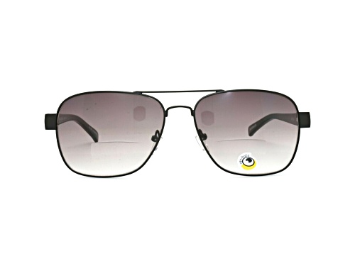 eyebobs Matte Black/Black Gradient Sunglasses Readers +2.00