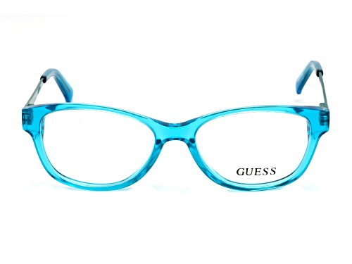 Guess Turquoise Blue Green Clear Demo Lens Eyeglasses Frames