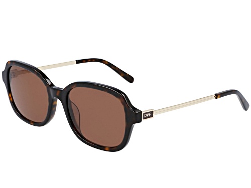 DVF Brown Tortoise Frame / Brown Lens Sunglasses