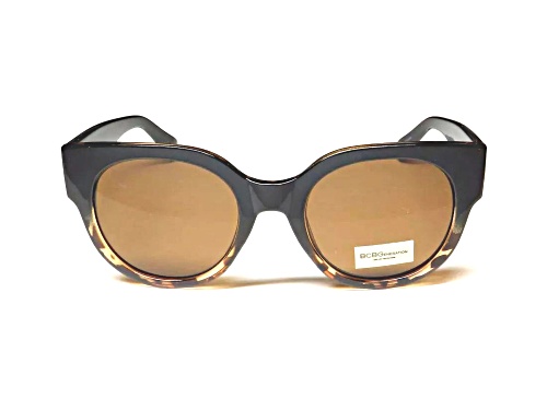 BCBG Black Tokyo Demi Frame/Brown Lens Sunglasses