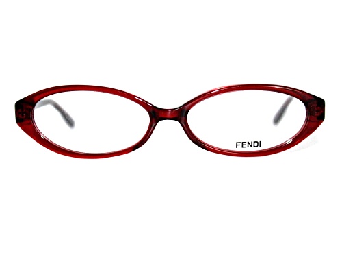 Fendi Bordeaux Womens Oval Eyeglasses Frames