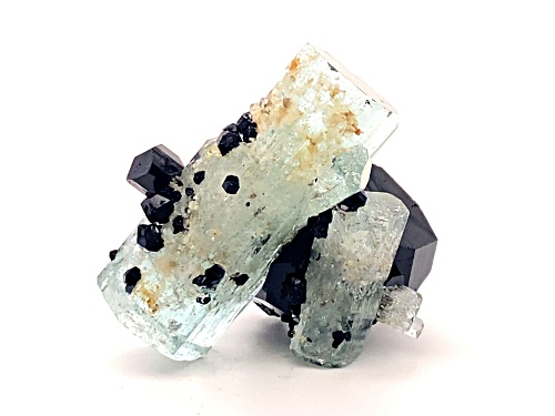 Namibian Aquamarine And Schorl 4.8x3.7cm Specimen