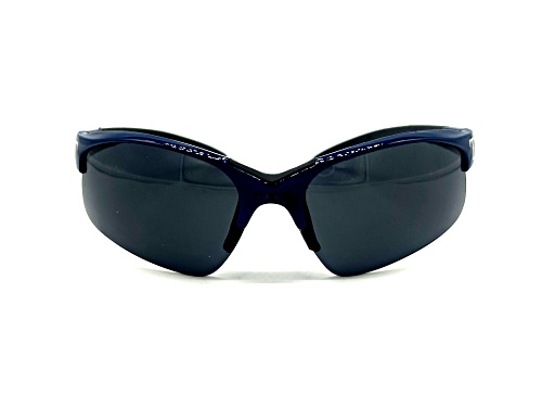 MLB Texas Rangers Blue Wrap Around Frame / Gray Lenses Sunglasses