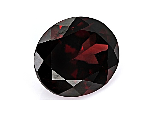 Red Zircon 12.5x10.5mm Oval 6.35ct