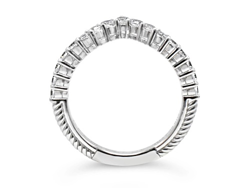 Judith Ripka 3.91ctw Bella Luce Diamond Simulant Rhodium Over Sterling Silver Ring Set - Size 11