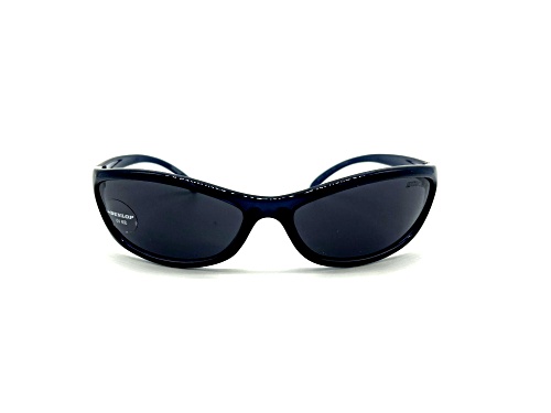 Dunlop DUS78 Shiny Blue Wrap Around Frame / Gray CAT3 Lenses Sunglasses