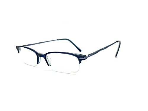 Dunlop DU460N Black Rimless Cat Eye Frame / Clear Demo Lenses Eyeglasses