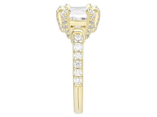 Judith Ripka 7.10ctw Bella Luce® Diamond Simulant 14K Gold Clad Ring - Size 10