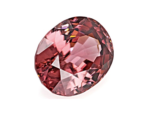 Pink Zircon 10.5x8.5mm Oval 5.43ct