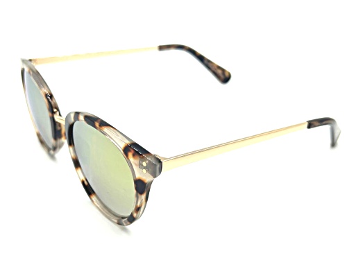 BCBG Tokyo Tortoise/Gold Mirrored Sunglasses