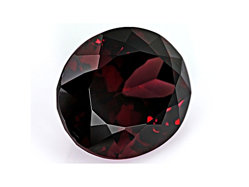 Red Zircon 12.5x10mm Oval 7.44ct