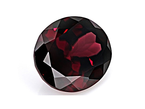 Red Zircon 13x11mm Oval 8.65ct
