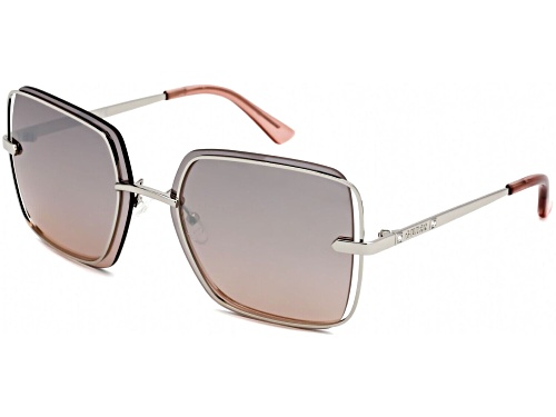 Guess Silver/Pink Oversize Sunglasses