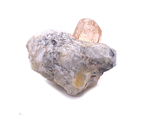 Pakistani Topaz on Albite 6x3cm Specimen