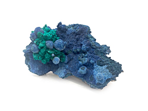Namibian Dioptase on Shattuckite 12.5x7.5cm Specimen