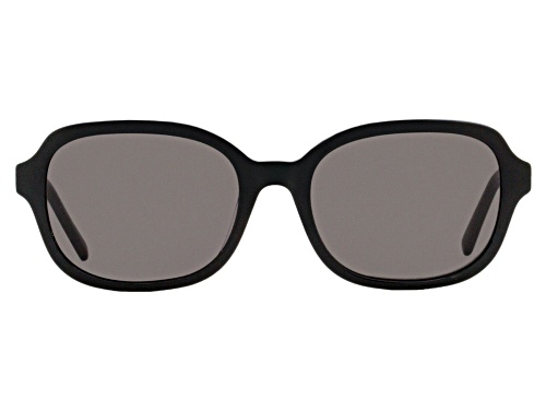 Diane Von Furstenburg DVF Black/Gray Oval Sunglasses