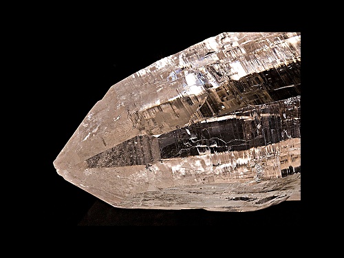 Smoky Quartz Crystal 10.29x2.58cm Mineral Specimen 264.15g