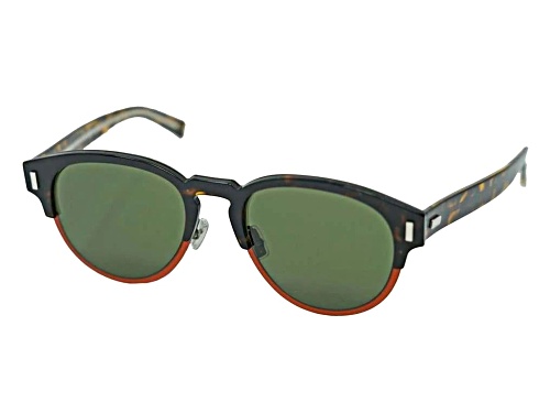 Dior Men's Havana Orange/Grey Sunglasses