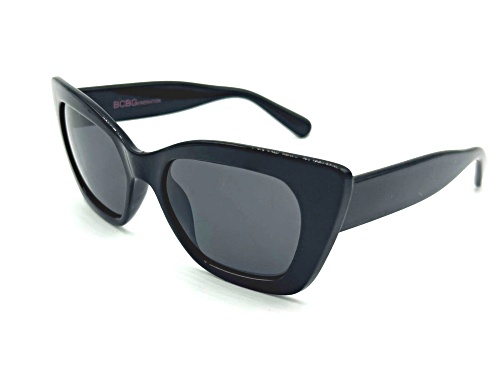 BCBG Shiny Black/Gray Sunglasses