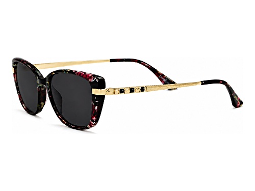BEBE Blush Tortoise Cat Eye Frame / Gray Lenses Sunglasses