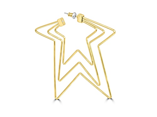 Rebecca Minkoff Gold Tone Star Earrings