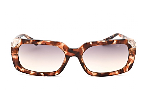 Guess Havana Frame / Gradient Smoke Lens Sunglasses