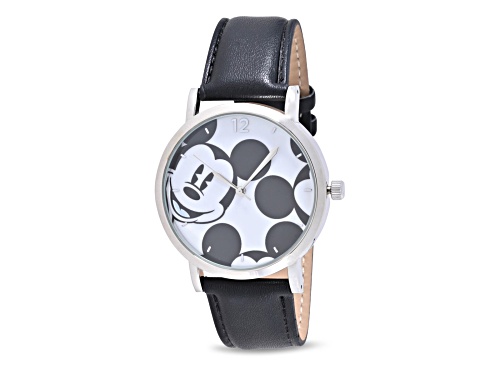 Disney His and Hers Mickey and Minnie Set of 2 Black and White Watches