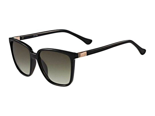 Calvin Klein Black/Green Brown Gradient Sunglasses