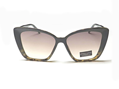 Kendall + Kylie Brown Black Tortoise Cat Eye Frames/Brown Lenses Sunglasses