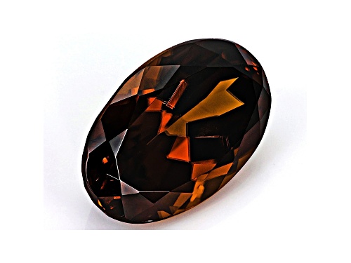 Orange Zircon 14x9mm Oval 8.40ct