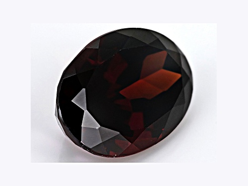 Red Zircon 15x10.5mm Oval 10.49ct