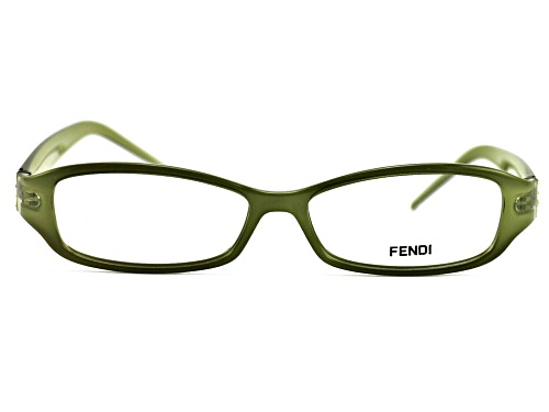 Fendi Light Green Fendi Logo Eyeglasses Frames