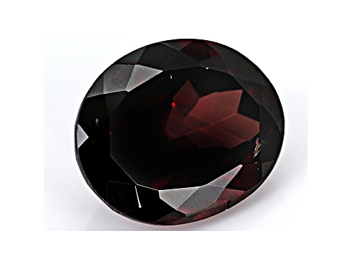 Red Zircon 14.5x12mm Oval 10.87ct