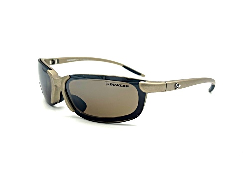 Dunlop Sport DUS109 Wrap Around Matte Gold Frame / Brown CAT 1 Lenses Sunglasses