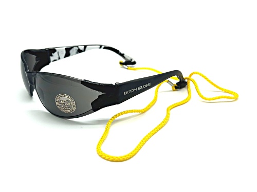 Body Glove Black Wrap Around Frame / Gray Lenses Sunglasses