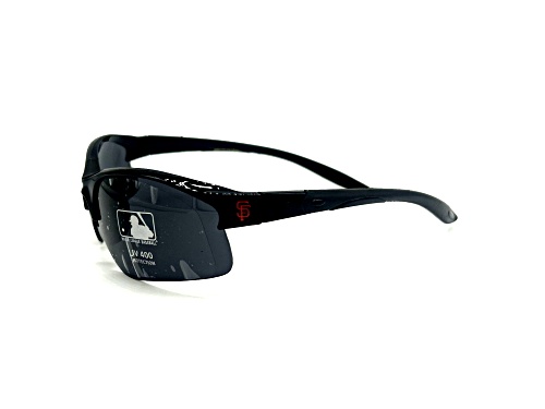 MLB San Francisco Giants Black Wrap Around Frame / Gray Lenses Sunglasses