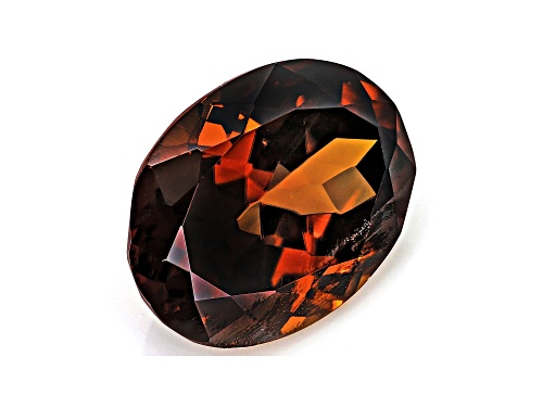 Orange Zircon 14x10.5mm Oval 8.58ct