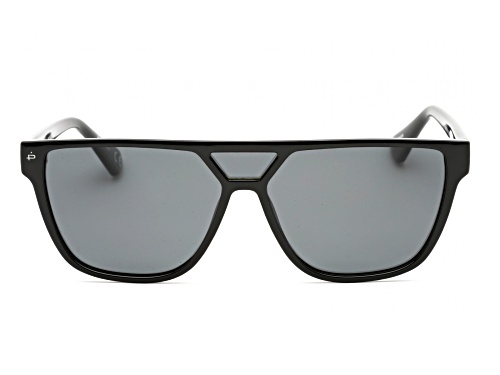 Prive Revaux Men's Surf City Black Square Frame / Gray Lenses Sunglasses