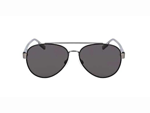Converse Black and Gunmetal Aviator Frame / Gray Lenses Sunglasses