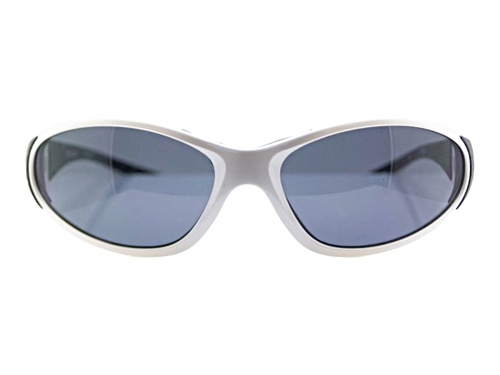Liberty Sport ACLIB004 Hydro White Gray Oval Frame / Blue Lenses Sunglasses